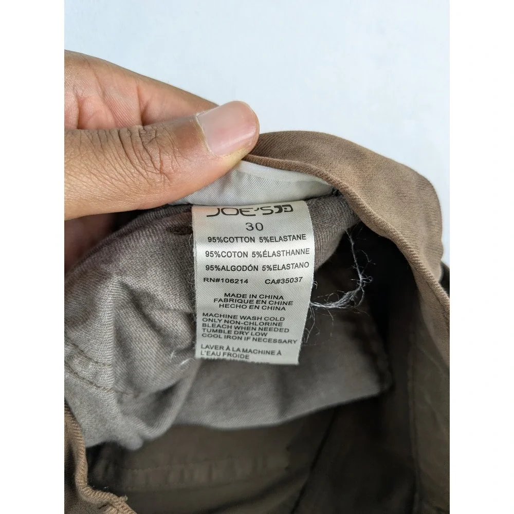 JOE'S‎ Jeans Mens Slim Fit Brown Pants Casual Denim Size 30 Fits 29x32 (Read)